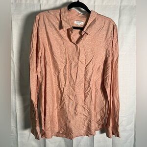 Equipment Silk Blend Button Down Shirt- XL